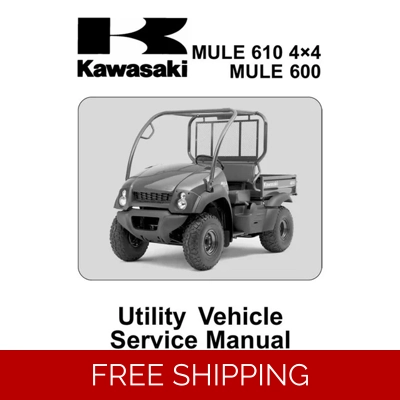 KAWASAKI-MULE-600-610-4X4-KAF400 WORKSHOP MANUAL